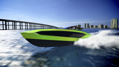 Automobili Lamborghini și The Italian Sea Group dezvăluie iahtul cu motor "Tecnomar for Lamborghini 63"